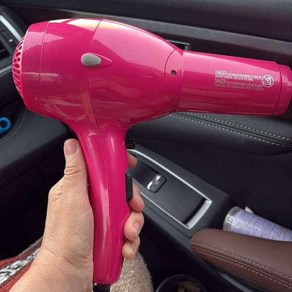 CHI Air Pink Ceramic Hair Dryer with power cord (tested and works!) - Picture 2 of 9